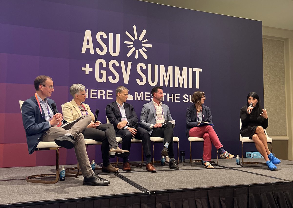 JoinBuildwithin's tweet photo. “People learn best when they are actually doing a job. That is the power of #apprenticeships.” — @ximenahartsock at @asugsvsummit #PotentialOverCredentials #MissionZero https://t.co/NQyyyKfKj1
