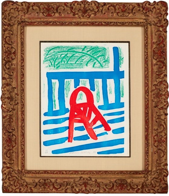 #auctionupdate
NEW AUCTION RECORD
Lot 97
David Hockney
The Red Chair, April 1986
numbered 39⁄44
Estimate: $7,000 - 10,000
Hammer: $17,000