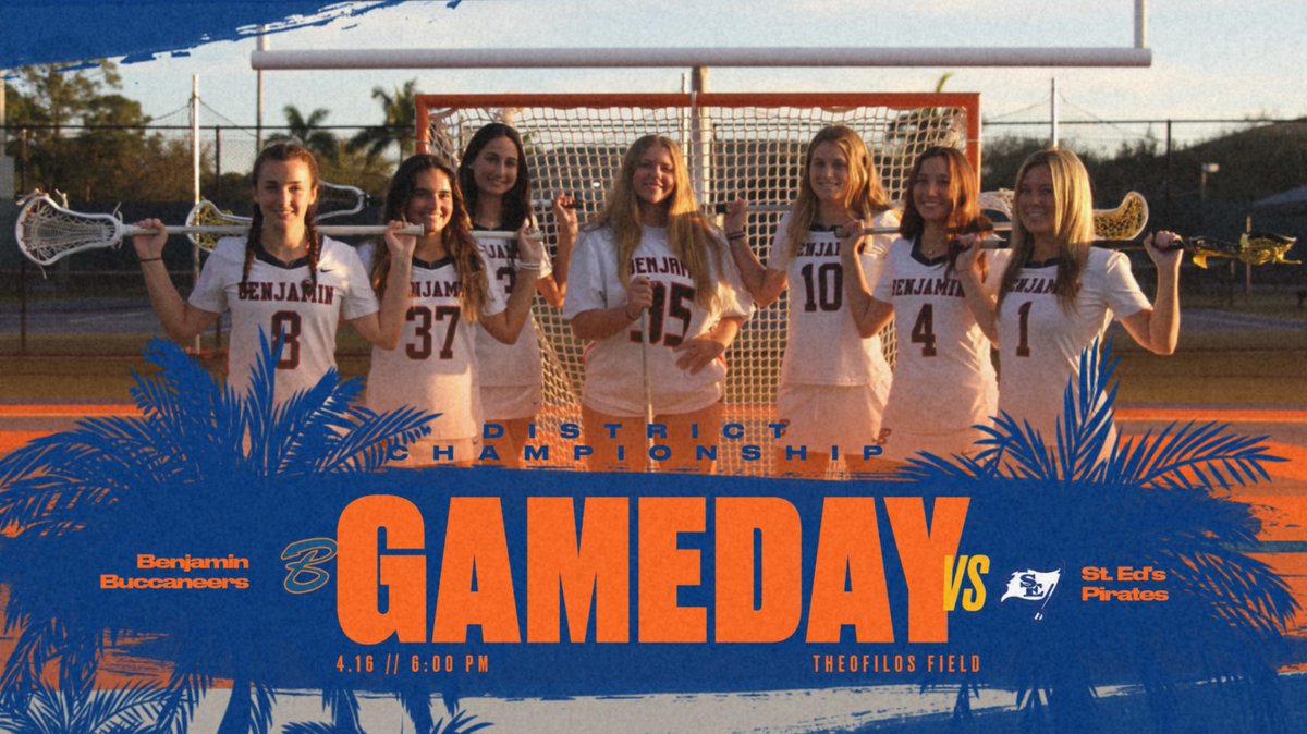 Girls Lacrosse hosts the District Championship TONIGHT at 6:00 PM! BE HERE!