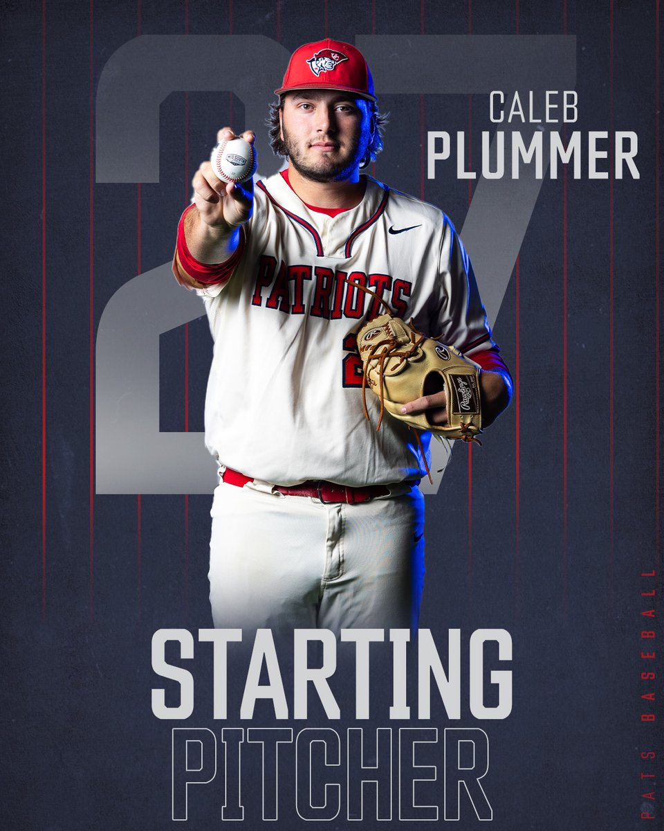 Caleb Plummer will take his first start on the mound this season! #OneBigTeam