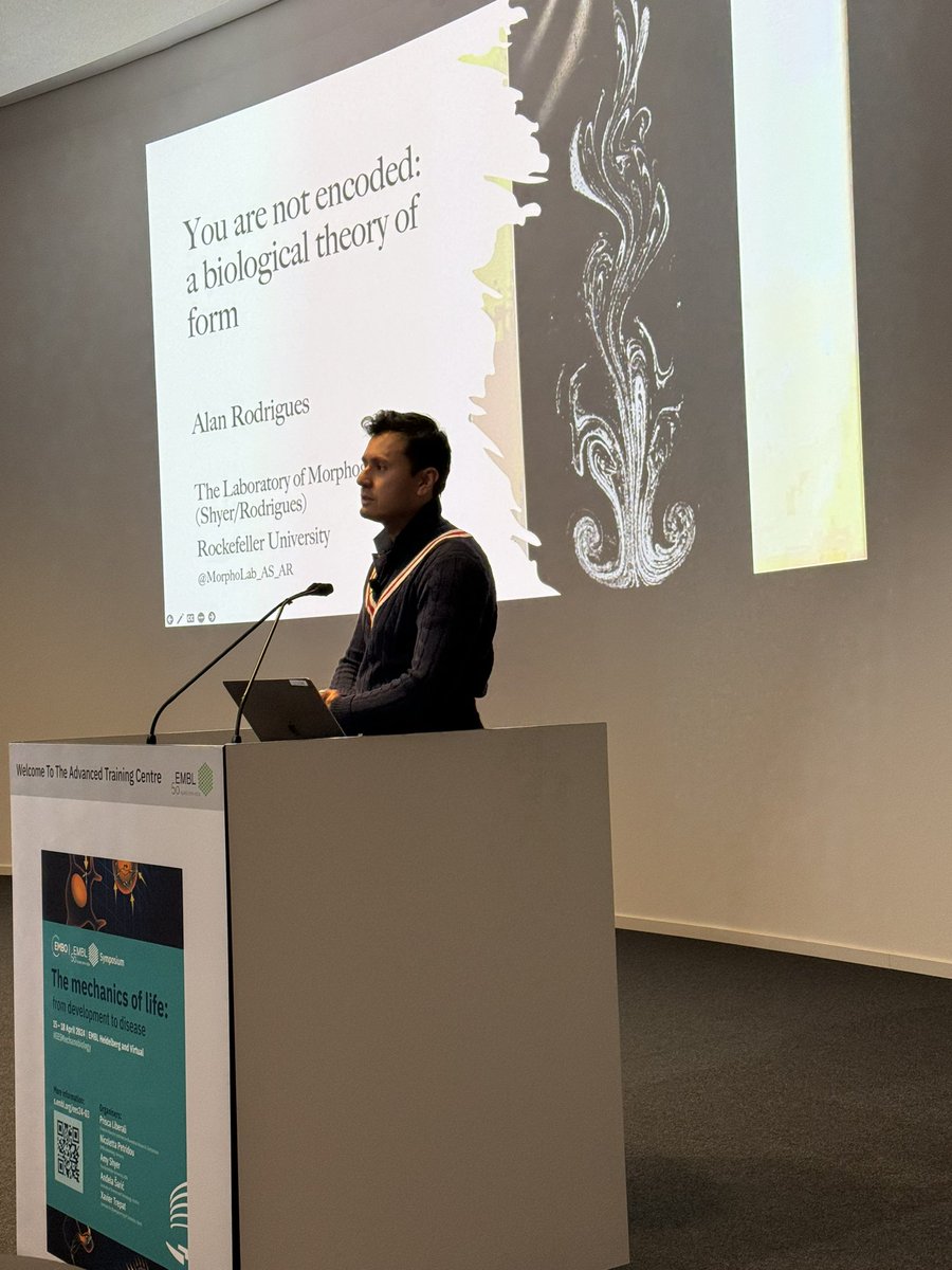 Great Day #2 at #EESMechanobiology with <a href="/_Priya_R/">Rashmi Priya @rashmi-priya.bsky.social</a> <a href="/CampasLab/">Campàs Lab</a> <a href="/MorphoLab_AS_AR/">Shyer/Rodrigues Laboratory of Morphogenesis</a> and many other great talks.