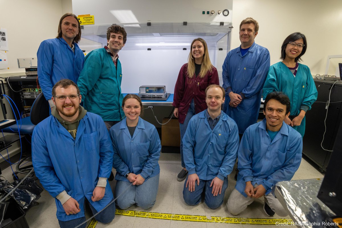 Meet part of the team who created the tiny BurstCube satellite! Deploying this Thursday from the @Space_Station, this dedicated team created a small CubeSat that will do big science about some of the universe's most powerful explosions and help do multimessenger astronomy.