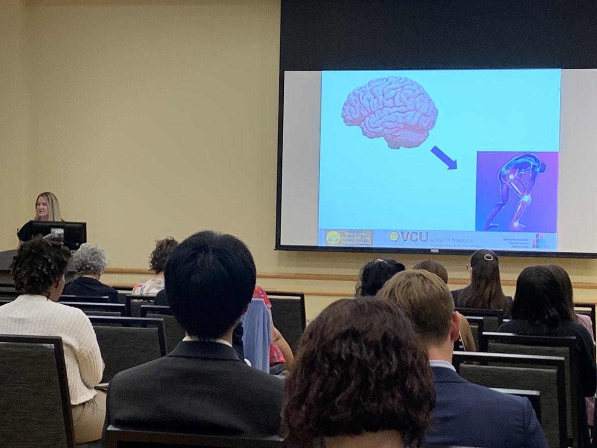 One of our Co-Directors and current BIRCWH Scholar, Dr. Jessie Oldham (@jroldham), presenting on sex differences in musculoskeletal injury risk following concussion for Women’s Health Research Day @VCU @VCUresearch @VCUHealth @NIH_ORWH