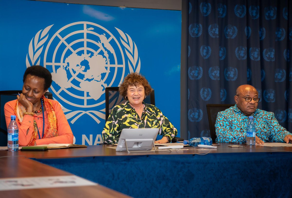 Great to chair our monthly Senior Leadership Coordination Forum with my excellent colleagues SRCC ⁦@ATMIS_Somalia⁩ ⁦@souefmo_elamine⁩ and Head ⁦@UNSOS Aisa Kacyira Covered ATMIS transition and other live topics ⁦@UNSomalia⁩ ⁦@UNDPPA⁩