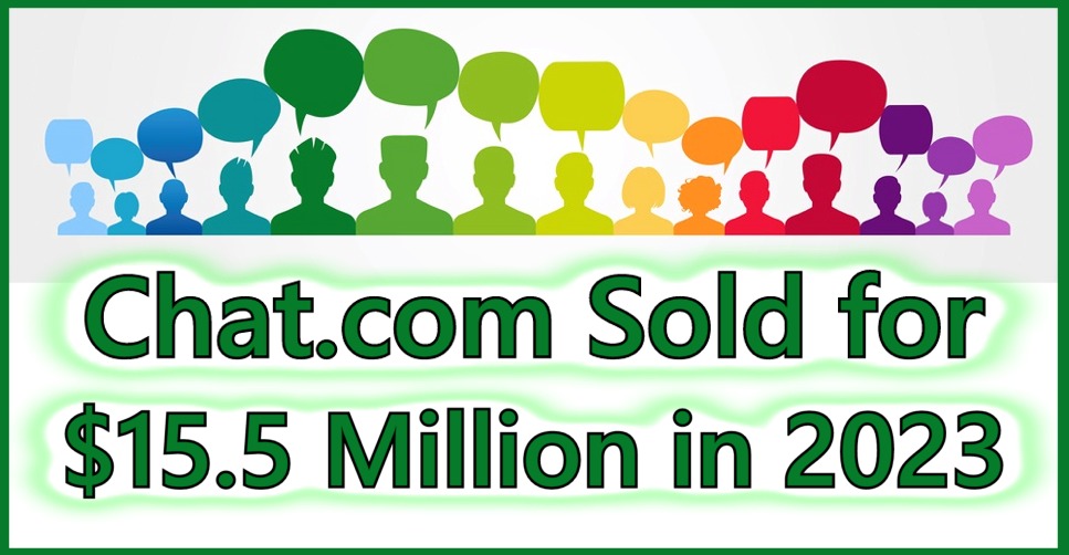 Correction: Price Paid for Chat.com Last Year Confirmed to Be $15.5 Million Making It One of Top 2 All-Time Publicly Reported Domain Sales (First post stated $15m rather than $15.5M) dnjournal.com/archive/lowdow… #domains #hilcodigital
