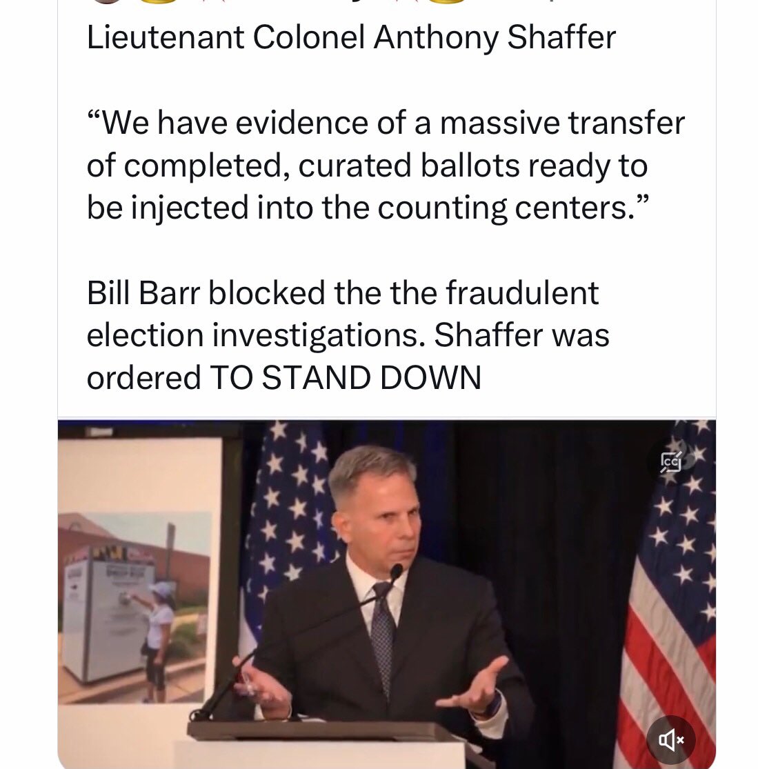 Make no mistake Bill Barr was complicit in the 2020 election fraud.