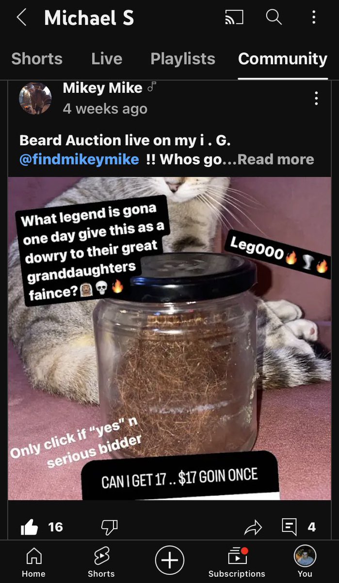 schatzy145's tweet photo. I still am after #findmikeymike beard on #ebay for reason unknown @DoorDash not for anyone except my old “pal” BR https://t.co/610Zxk1CKW
