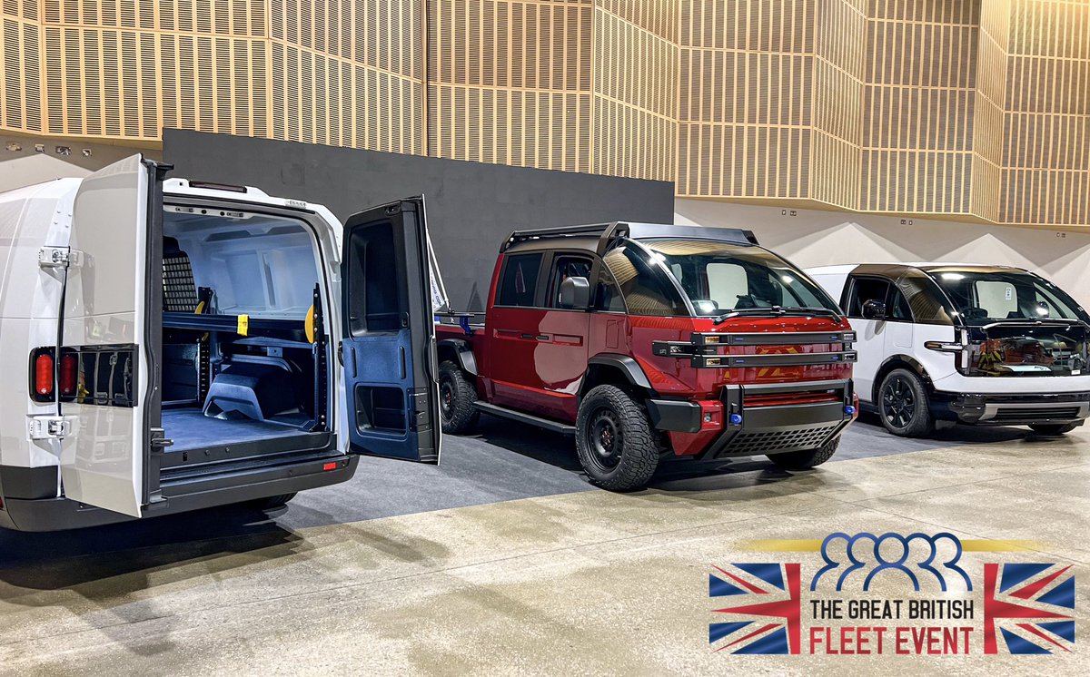 canoo's tweet photo. Tomorrow at the Great British Fleet Event, we're excited to introduce Canoo's latest purpose built fleet solutions to the #UK market. Join us to discover how we're shaping the future of mobility. #GBFleetEvent #CanooUK https://t.co/wJUBJyw5B5