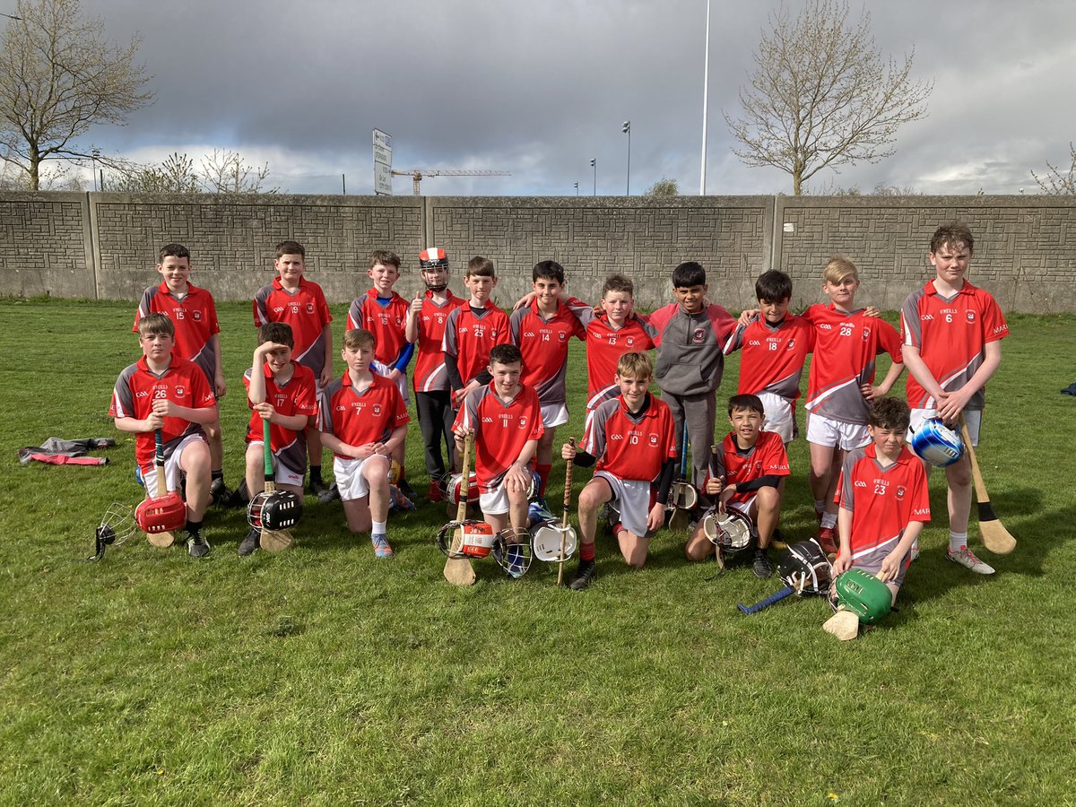 Well done to our hurlers ó rang a cúig & rang a sé who played their first game in the @CnmbDublin league today. A super performance and well done to @stolafsns on a great win!