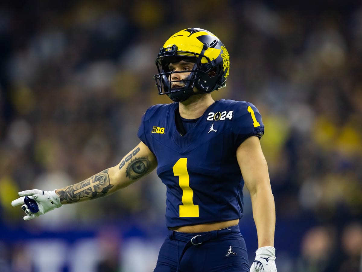 Alvaro_Gois's tweet photo. Um WR o que está passando abaixo do radar é Roman Wilson de @UMichFootball, tem mãos seguras, muito rápido e pode esticar o campo muito bem! #NFL #NFLDraft #NFLBrasil #Michigan #MichiganWolverines #NFLDraft2024 #NFLTwitter https://t.co/aWhajSRZpW