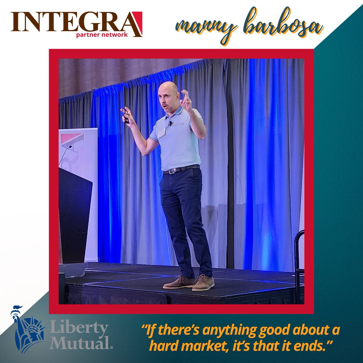 We were thrilled to have Manny Barbosa, growth consultant for @LibertyMutual, share his insights on unlocking the power of digital in our agencies at the Integra Partner Network conference. Find your way to Integra!

#insurtech #independentagency #independentagent #findyourway