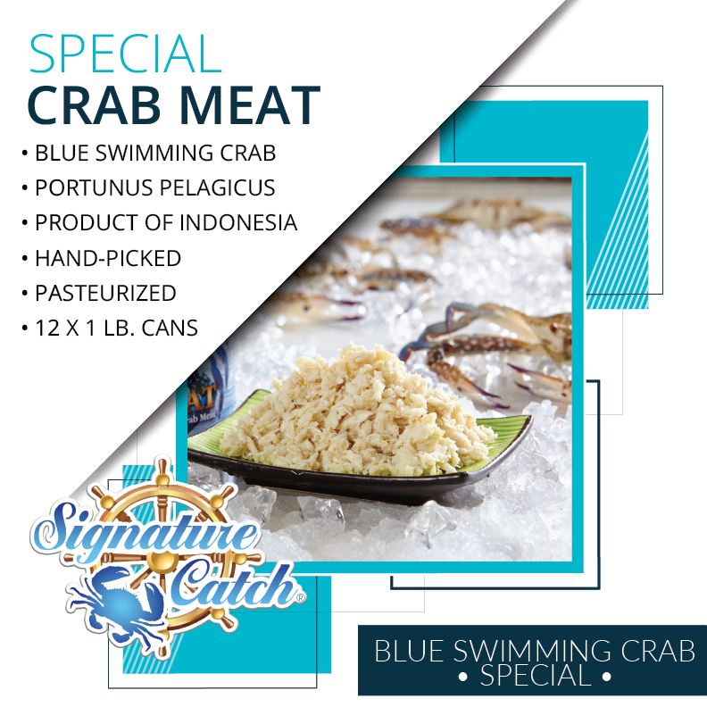 Discover the culinary magic of Signature Catch® Blue Swimming Crab Special! From gourmet crab cakes to refreshing salads and creamy pastas, this versatile ingredient adds a touch of elegance and indulgence to any dish. #BlueSwimmingCrab #CulinaryDelight