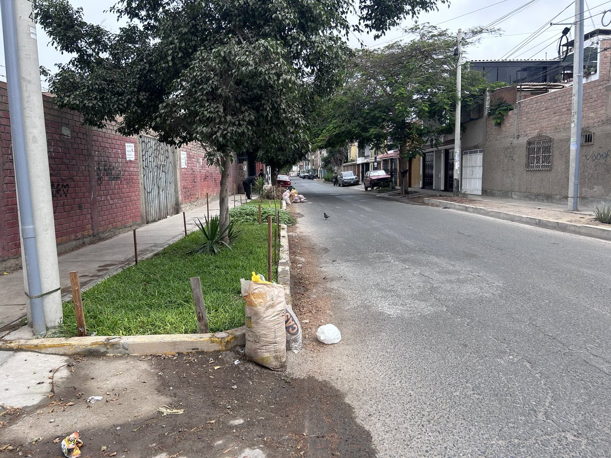 acarrerabalta's tweet photo. Sres de la @Muni_Chorrillos favor de recoger sacos de basura y maleza abandonada en la Calle Artemisa esquina Calle Ares, ya tiene más de 15 días, no hay preocupación por la limpieza de la calle, no barren, no pasa la basura y encima esos conceptos  los cobran en arbitrios https://t.co/dvEqVqRrnE