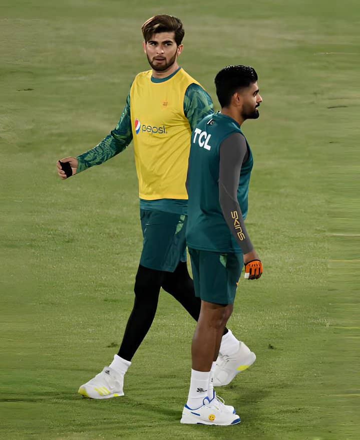 چشم بدور 🫣❣
*Babar and shaheen during practice session in pindi*✨

#Practice #BabarAzam #shaheenafridi #cricketupdates #Pakistan #CricketTwitter #CricketFans #PAKvNZ #cricketdaily