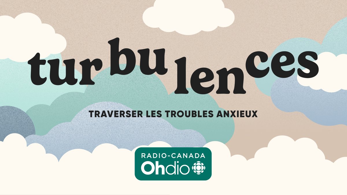 Radio-Canada OHdio propose le nouveau balado « Turbulences : traverser les troubles anxieux » animé par Julien Morissette. Cette série documentaire très personnelle sur la santé mentale sera en exclusivité sur Radio-Canada OHdio dès le 26 avril. rc.ca/T5bMN8