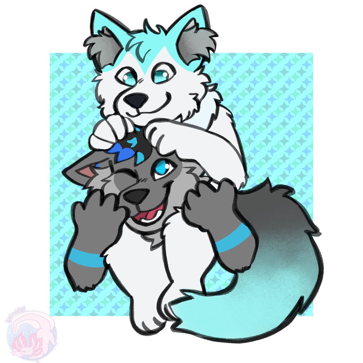 Thank you so much <a href="/GoodandSlimy/">Arlo 🔜TFS2026</a>  For this piece of art together with <a href="/Lord_Cebal/">Lord_Cebal</a> 

Was a surprise for him and he loved it :3