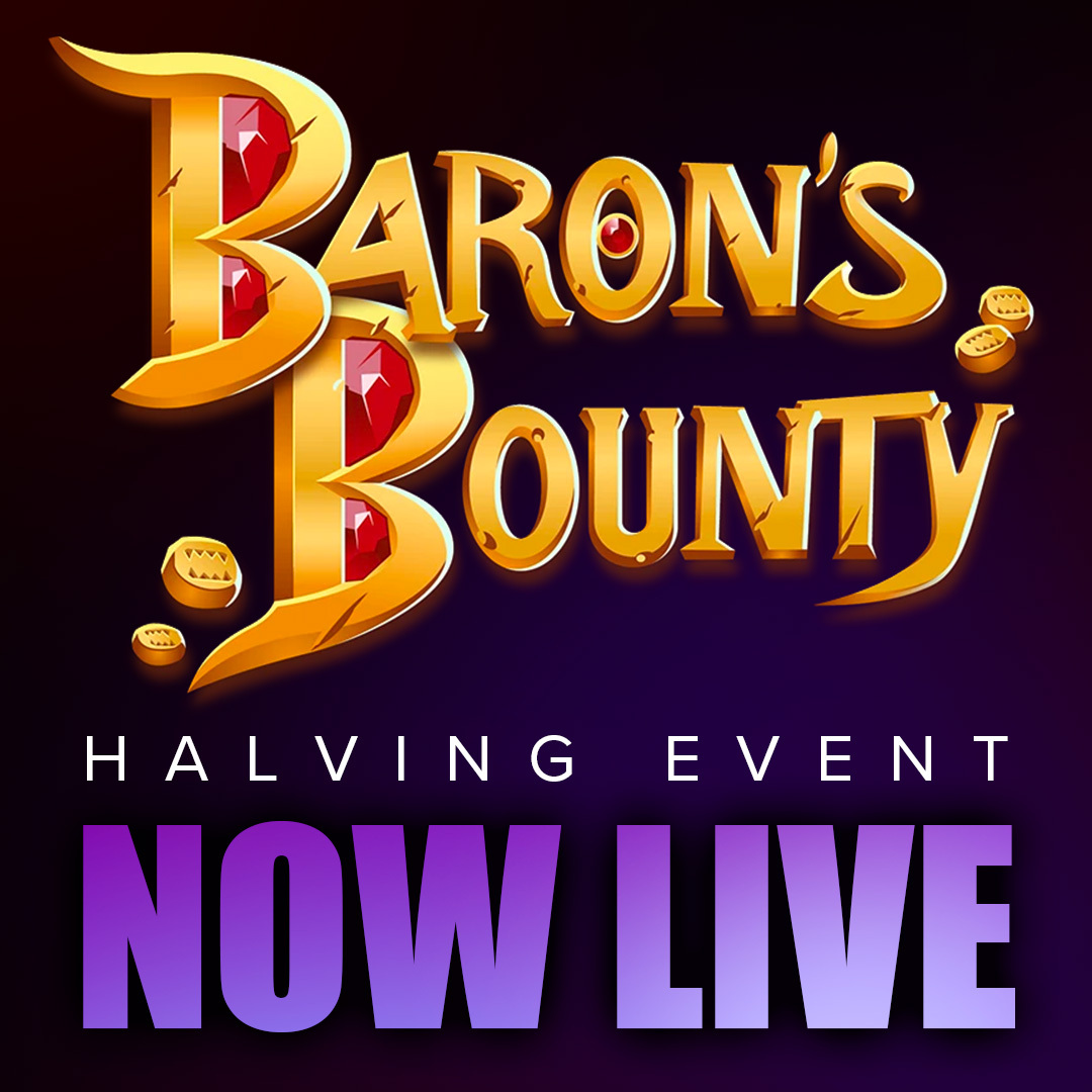 Baron's Bounty Halving Event is Live! Baron’s Bounty celebrates the upcoming Bitcoin halving with a whole host of prime prizes, as well as a pair of promo cards: two halflings with Halving to harass and harrow those hostile to you! #splinterlands #baronsbounty #promo…