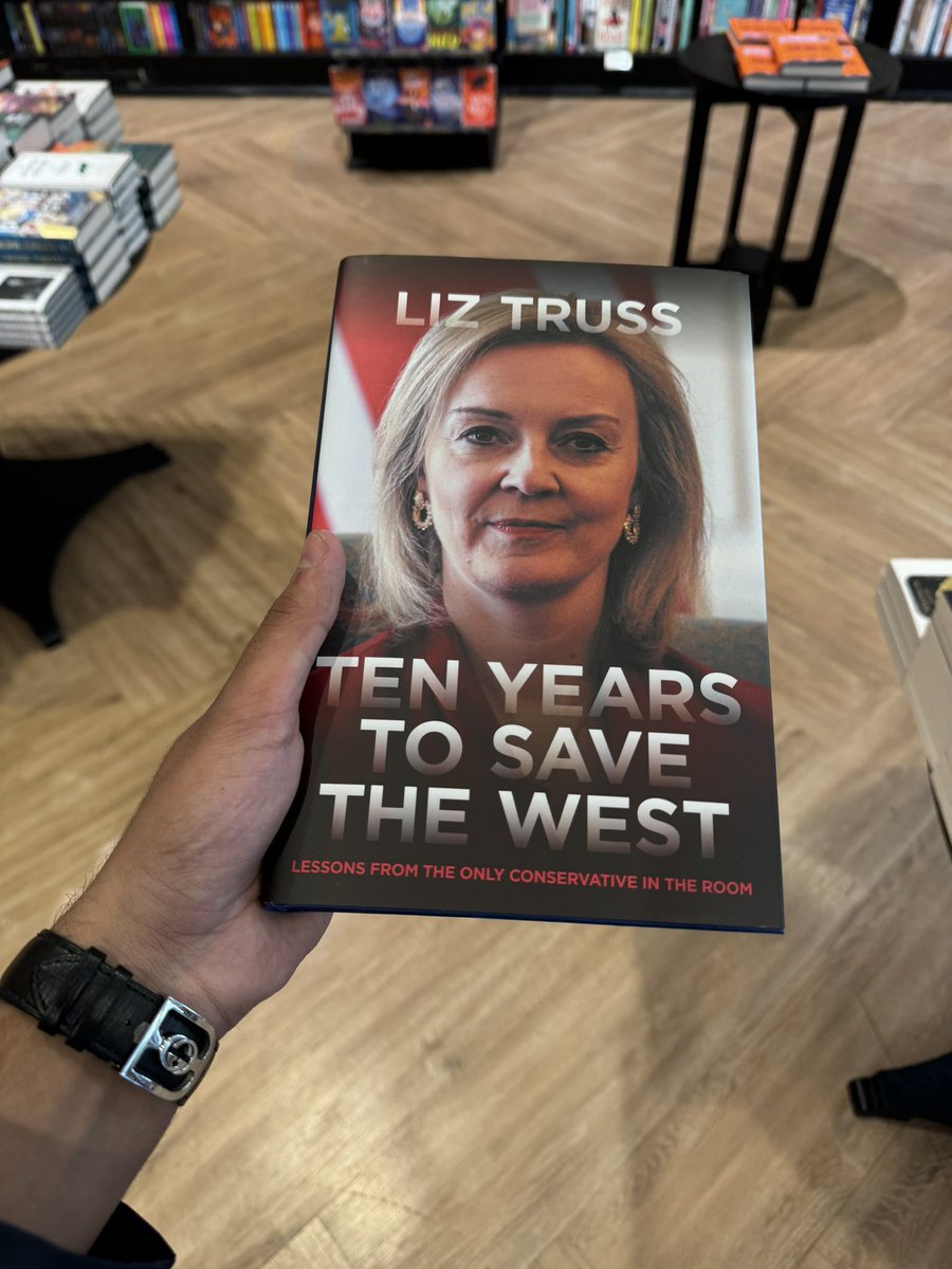 I can’t wait to read this! #LizTruss #TenYearstoSavetheWest