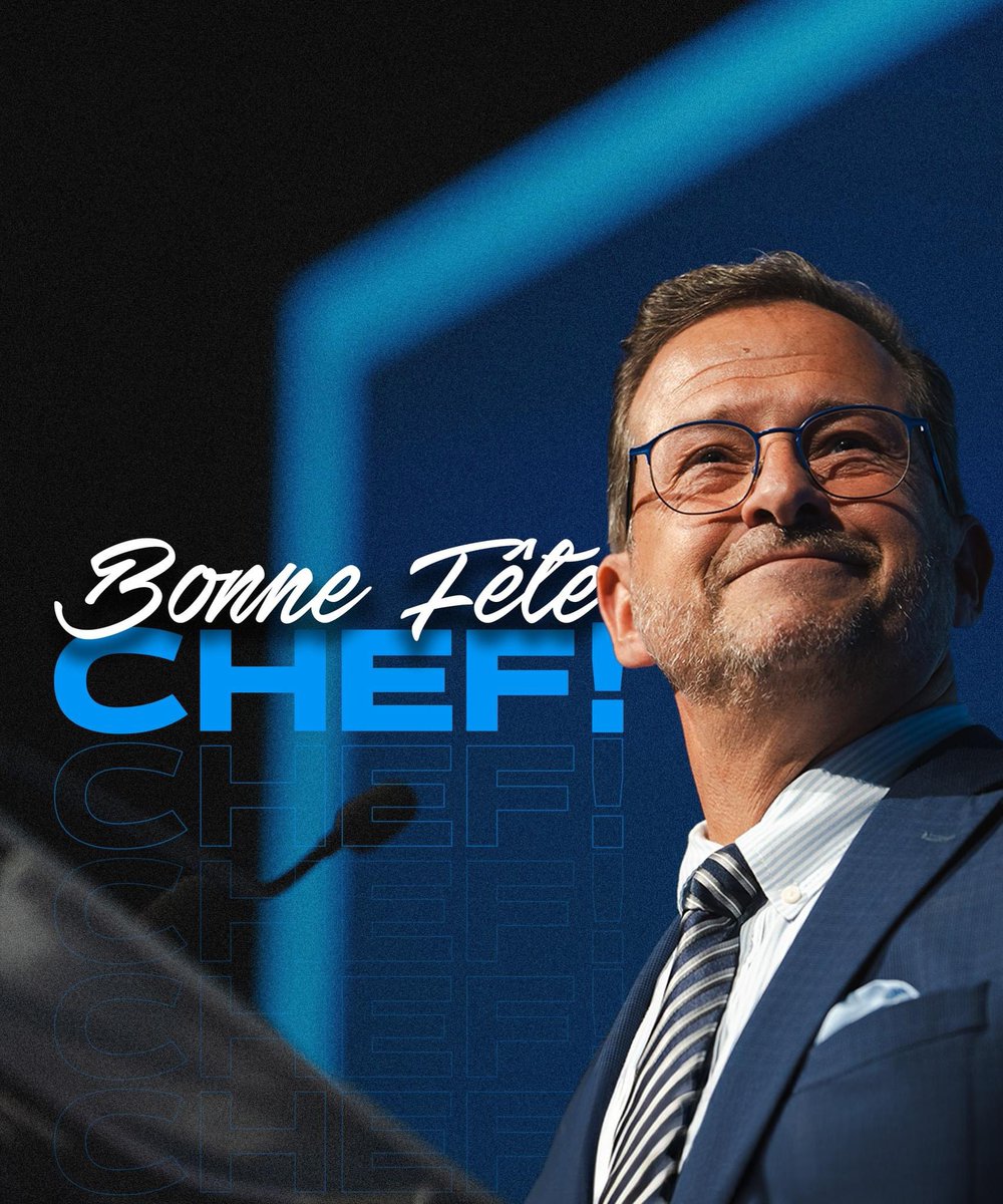 Un superbe anniversaire à un chef brillant et sincère dans son engagement envers le Québec : @yfblanchet 🥳⚜️