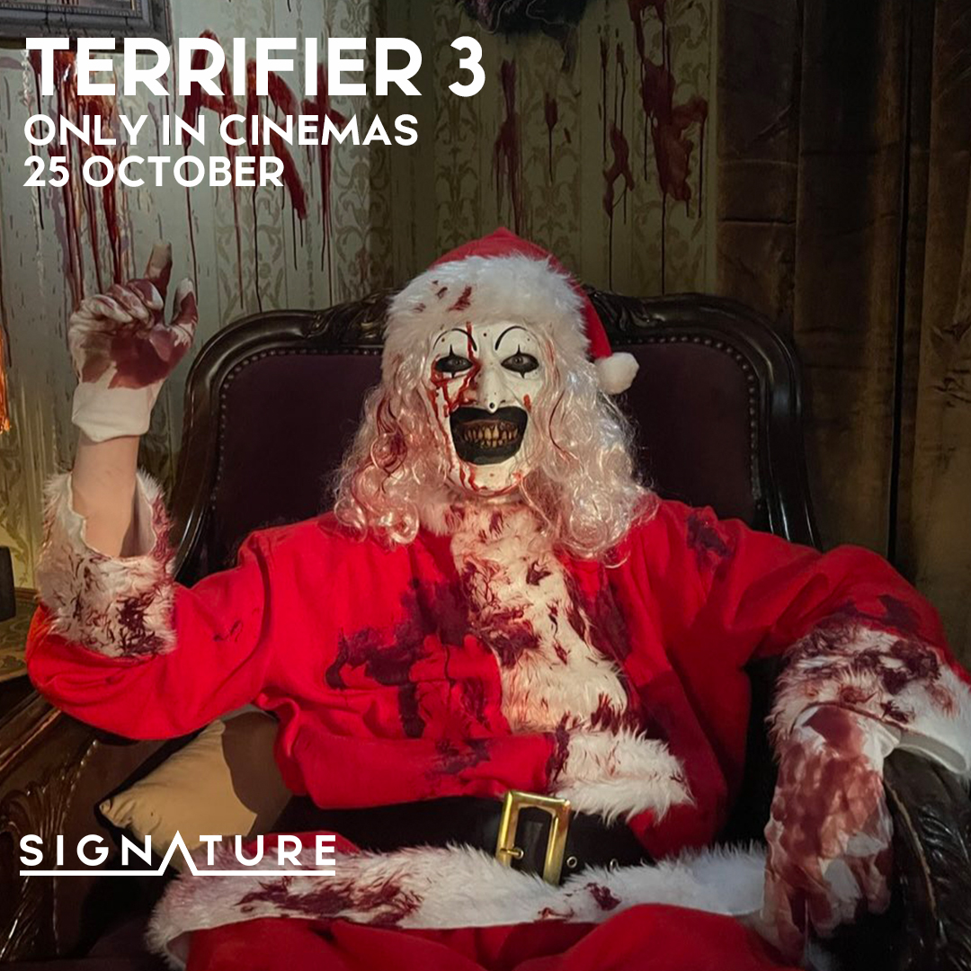 The news you've all been waiting for 🤡 @damienleone's 'Terrifier 3' releases 25 October only in cinemas 🇬🇧&🇮🇪 Sign up to hear first about the #Terrifier3 release: beacons.page/terrifier