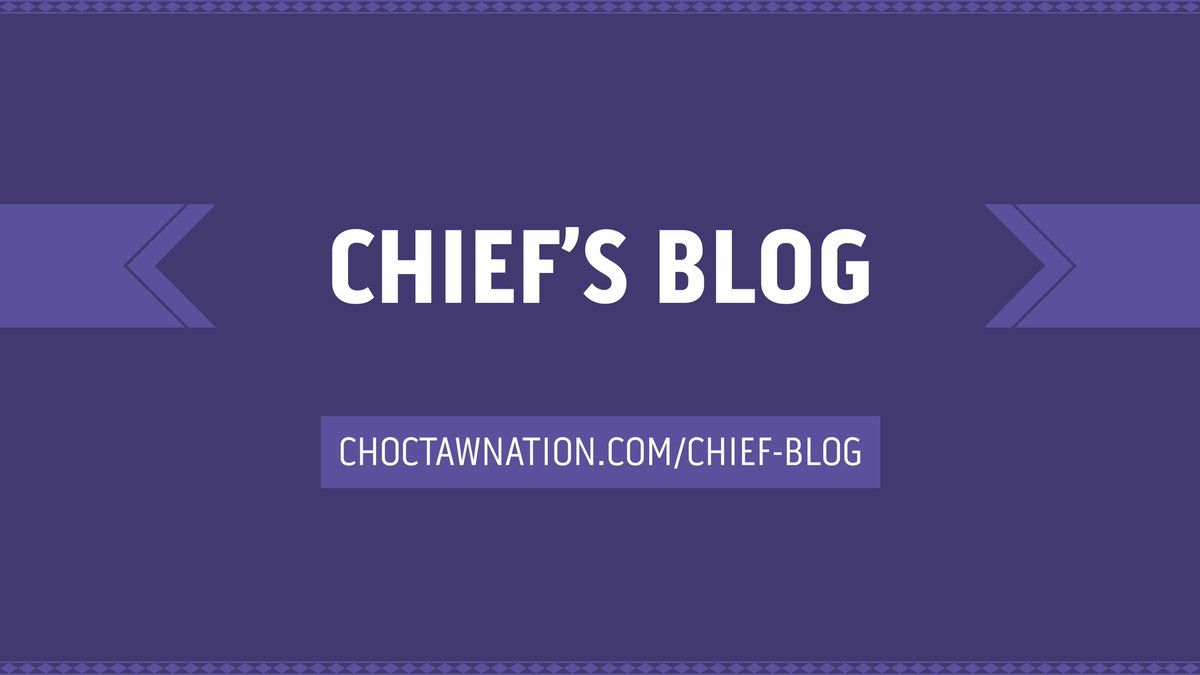 Chief's Blog this week discusses springtime and how our Chahta ancestors planted and prepared during the season. Read the full blog at chocta.ws/cb-springtime.