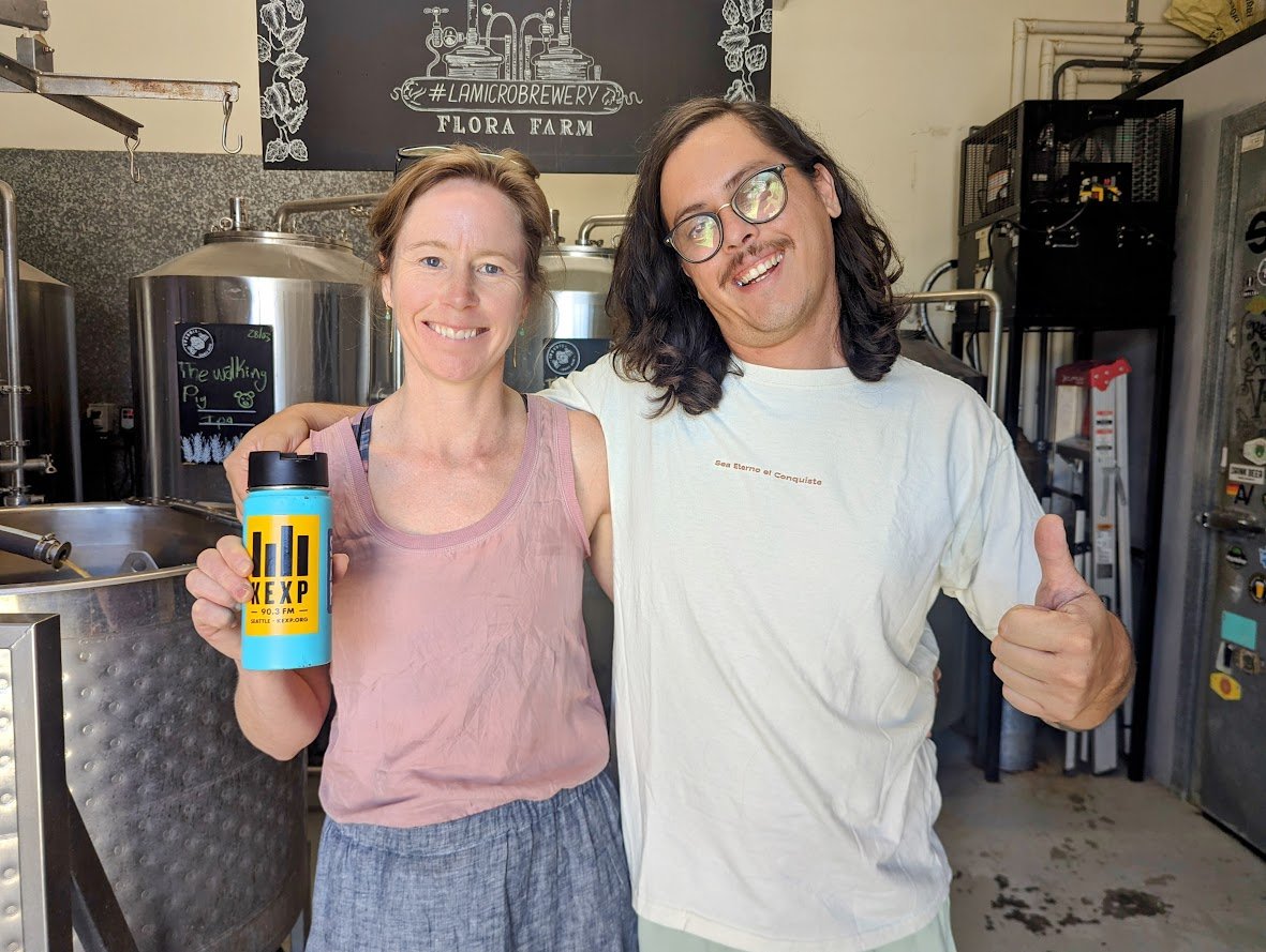 KEXP radio is a superconnector for humanity. I met this brewer in Baja because he saw my @kexp sticker. I hugged him and we talked about their studio sessions. This week is 6 degrees, where they connect songs to each other. I recommend for music nerds. kexp.org/events/kexp-ev…