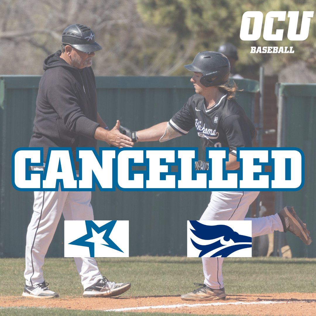 BSB: Tomorrow's top 25 showdown against Tabor has been cancelled. The Stars will pick up play on the road at Central Christian this weekend! #thisisOCU