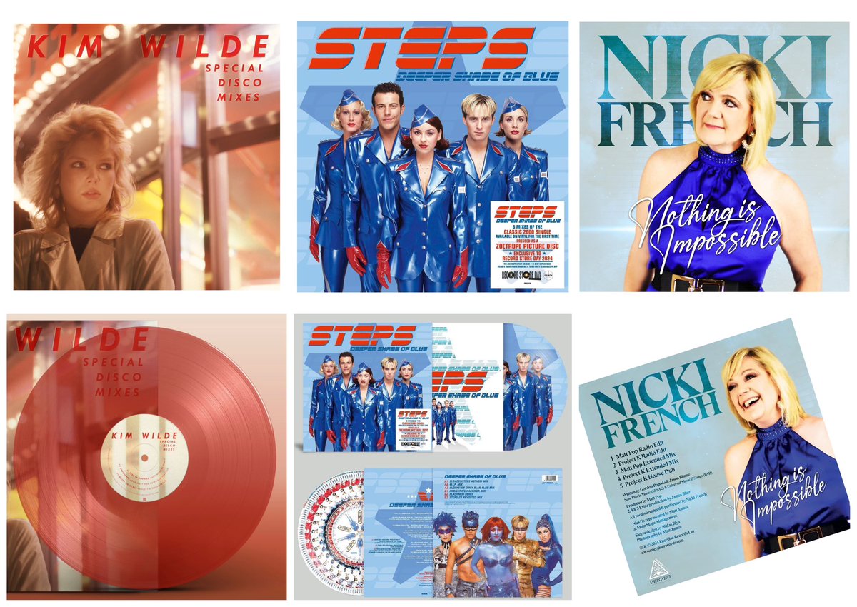 I’ve got an exciting weekend coming up with 3 #remixes on @kimwilde’s dbl LP & one on @OfficialSteps 12” for #RSD24 on Saturday, plus remixes of @NickiFrenchie’s brand new single out on Friday! Long live pop! ❤️ Details at projectk.co.uk #RecordStoreDay #NewMusic2024