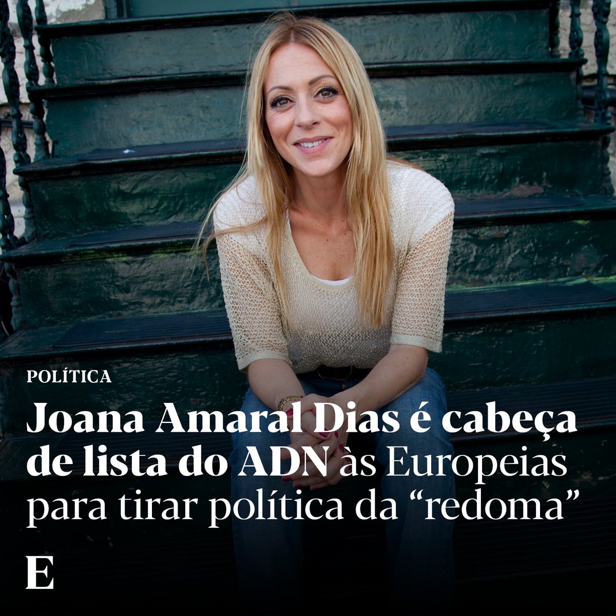 expresso's tweet photo. Joana Amaral Dias diz que eurodeputados vivem numa “redoma”. Para o contrariar, prepara-se para ser a cara do ADN nas eleições Europeias de junho, partido com o qual tem “uma coincidência de agenda bastante apreciável”.

Saiba mais: https://t.co/4MNf61klky https://t.co/u8SMhmay6A