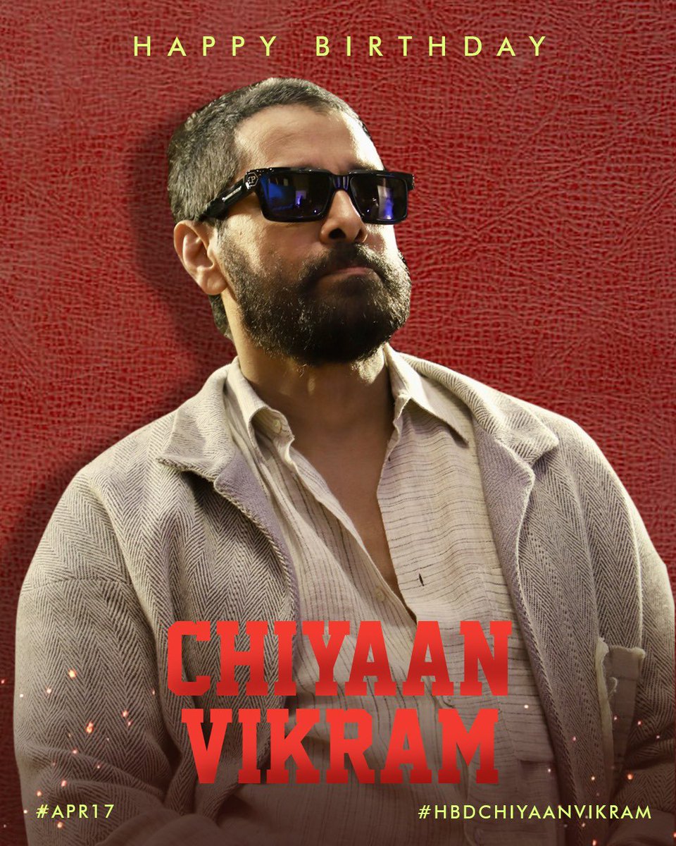 Team @CtcMediaboy wishes happy birthday to an incredible ace actor @chiyaan #ChiyaanVikram #HBDChiyaanVikram 🔥🎁 sir Hope all your birthday wishes come true