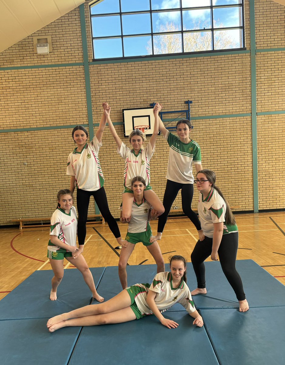 Year 10 enjoying some sports acrobatics