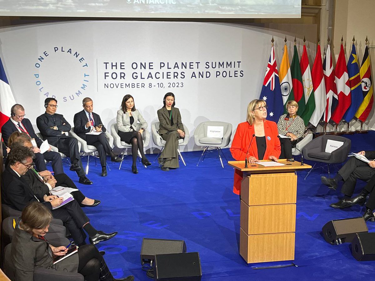 C'est également pour favoriser la coopération internationale que la France a pris l'initiative d'organiser à Paris en novembre 2023 le #OnePlanetPolarSummit, premier sommet international consacré aux glaciers et aux pôles. Pour la première fois, chercheurs et scientifiques,…