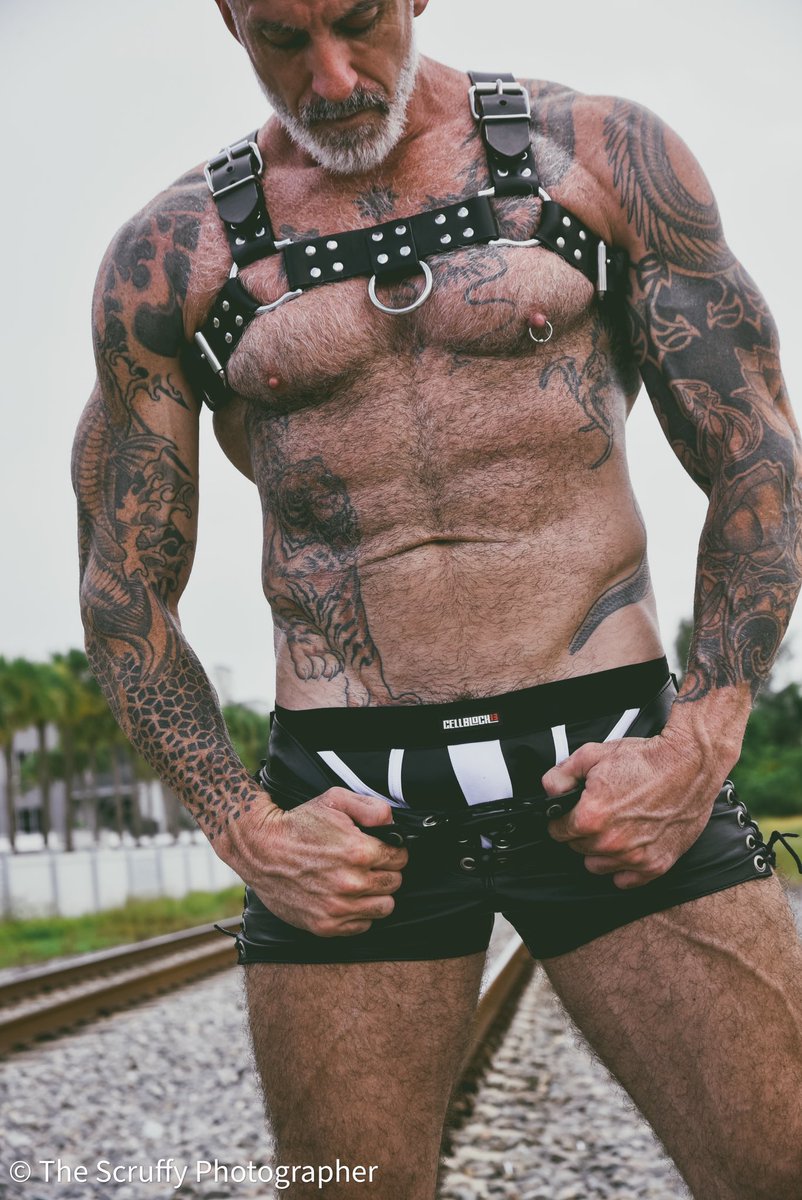 #tattedtuesday

Model: Ken
Shorts &amp; Harness: <a href="/LeatherWerks/">LeatherWerks</a>
Jock: <a href="/cellblock13LA/">STeVen A</a>
Designer: <a href="/DesignerTimoteo/">Timoteo Ocampo</a>
📸: <a href="/TheScruffyPhot1/">TheScruffyPhotographer</a>

@Sexytattedmen <a href="/GayBearPics/">Daddies & Bears</a> <a href="/muscledads/">Muscle Daddies</a> <a href="/Masc_Form_Ask/">The Form Masculine 🔞</a> <a href="/man_crush/">The Man Crush Blog</a> <a href="/TheBestGuysXXX/">Best Guys of OF🔥 🔞</a> <a href="/DaddiesNextDoor/">Daddies Next Door</a> <a href="/HUNKYCOLLECTIV1/">HUNKYCOLLECTIVE</a> <a href="/hot_connection2/">Hot Connection</a> <a href="/new_gaywanking/">Benjamin Grey</a>