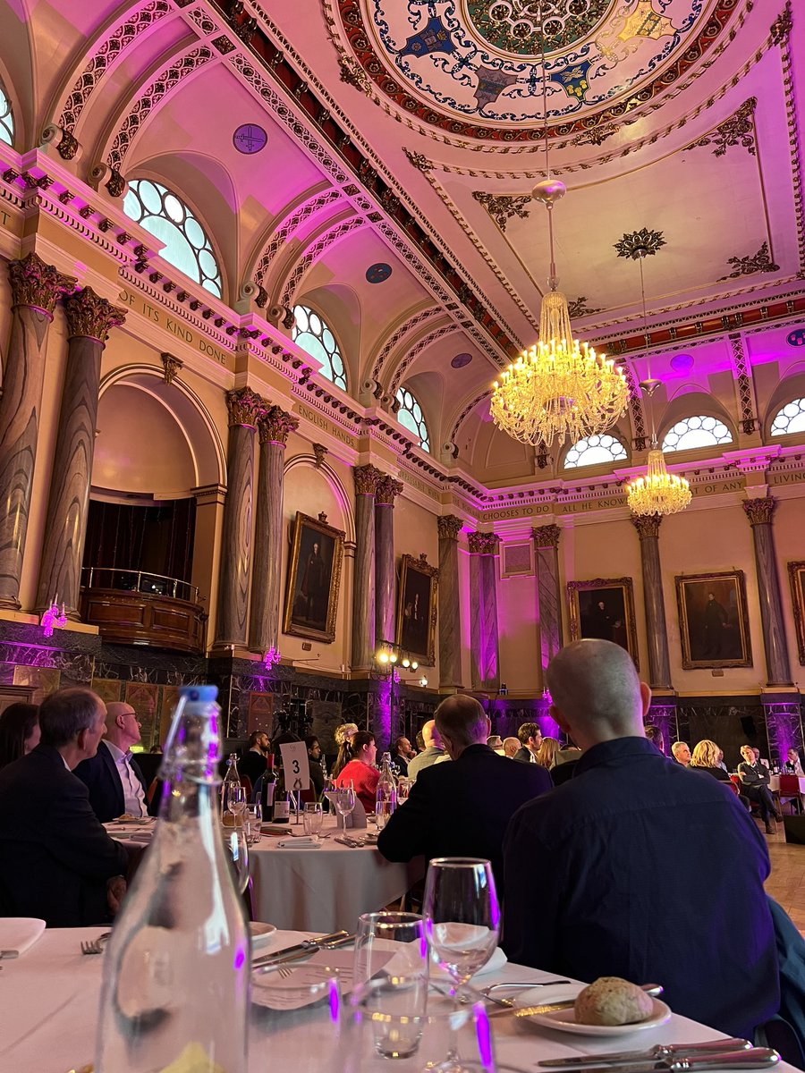 Dinner this evening at the rather grand Cutlers Hall in Sheffield for the <a href="/EPSRC/">Engineering and Physical Sciences Research Council</a> ‘The Future of Manufacturing’ event.