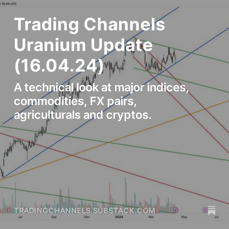Trading Channels #Uranium Update (16.04.24) open.substack.com/pub/tradingcha… #ura #urnm #urnj $ccj $uec $yca $iso