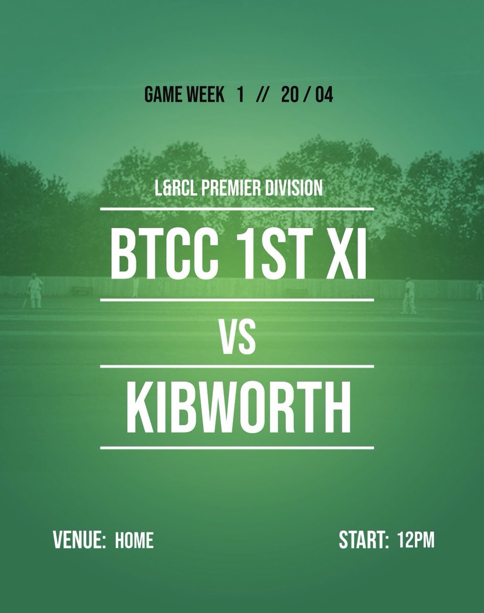 🏏 Let the battle begin! 🎉 Barrow Town Cricket Club faces off against Kibworth in an epic showdown kicking off the cricket season on April 20th! Who's ready to witness some intense cricket action? 🔥 #CricketSeason #BarrowVsKibworth #GameOn