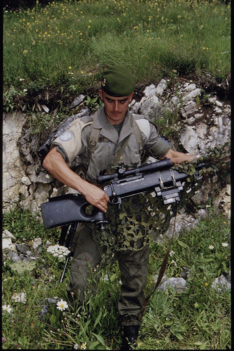 Foreign Legion sniper with a McMillan TAC-50, Yugoslavia 1990s