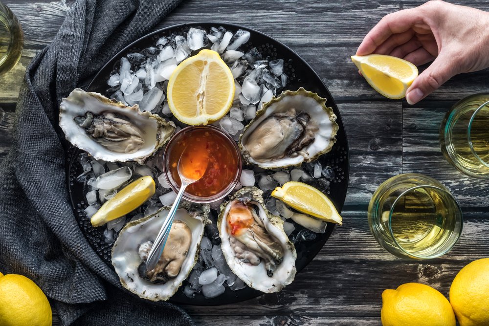 Join us for Happy Hour - 1/2 priced oysters and drink specials from 3pm to 6pm in bar/patio.  Patio now open in Chicago and Naperville.  #happyhour #drinkspecials #oysterspecial #choosechicago #chicagoloop