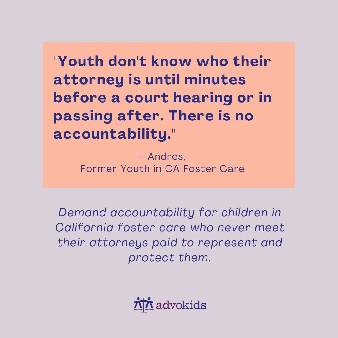 Advokids releases one of a kind investigative report revealing the alarming failures of attorneys appointed to represent children and youth in CA foster care! #OutofSight @Western_Center @akin_gump Read Report and Take Action Today! advokids.org/out-of-sight-o…