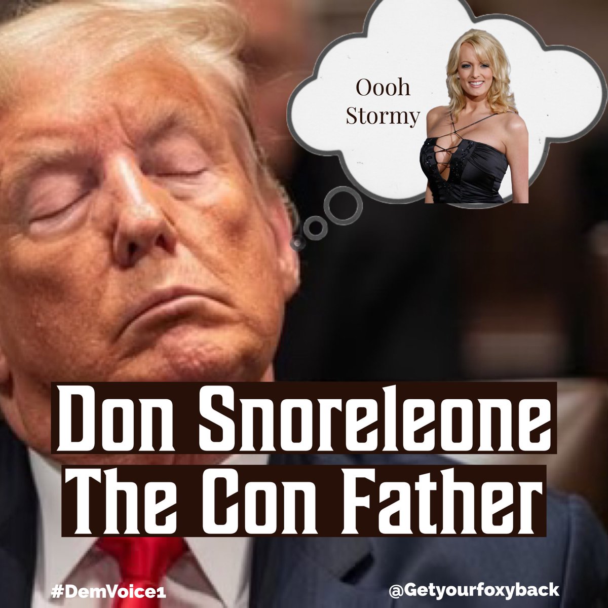 Gee Donnie we so sorry these proceedings are boring you so much Who’s too sleepy to get the job done?? #DonSnoreleone #SleepyDonald