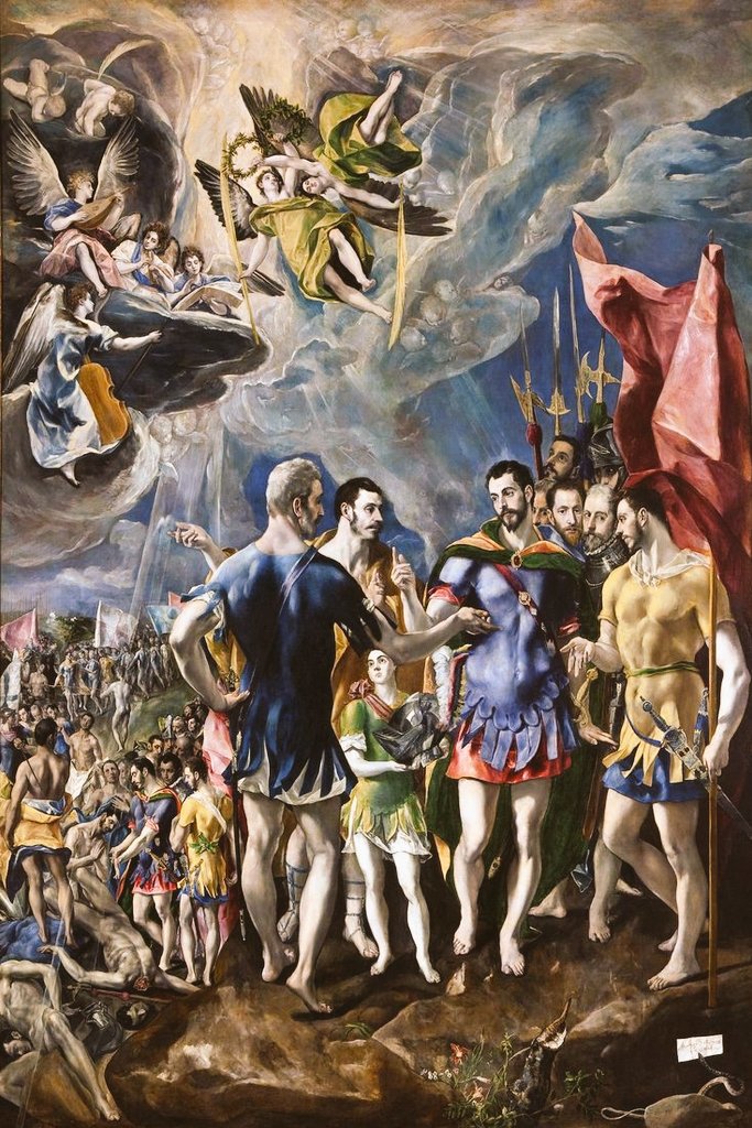 'Martyrdom of St. Maurice' by #ElGreco (1541-1614) #fineart