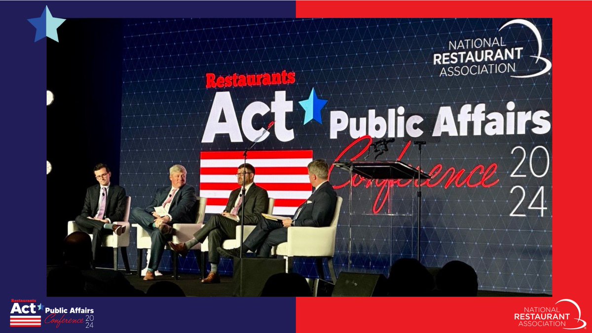 RestaurantsAct's tweet photo. Happening Now: The Association's public affairs experts are breaking down what operators need to know about the #PAFC24 Issues for Action. https://t.co/eOqX169g0T