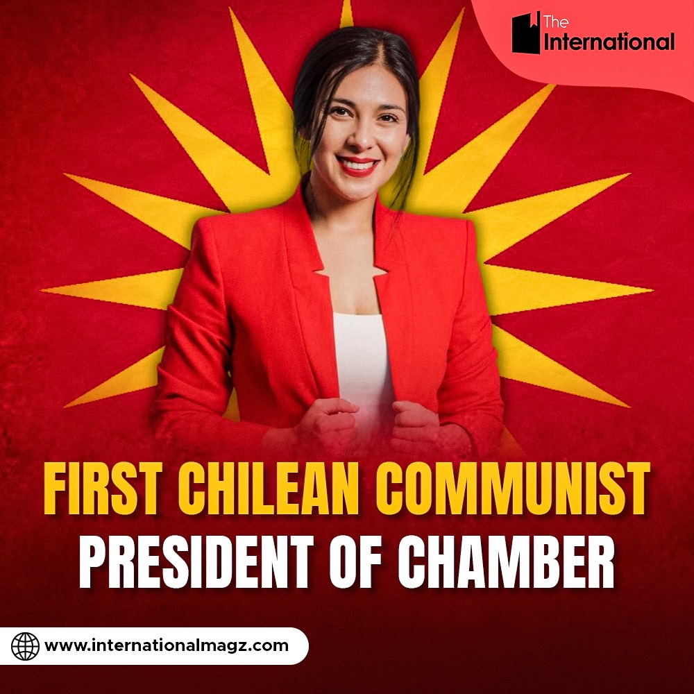 Major electoral victory of The Communist Party of Chile : Karol Cariola has been elected President of the Chilean Chamber of Deputies. The first in history Communist Party deputy has held this post.