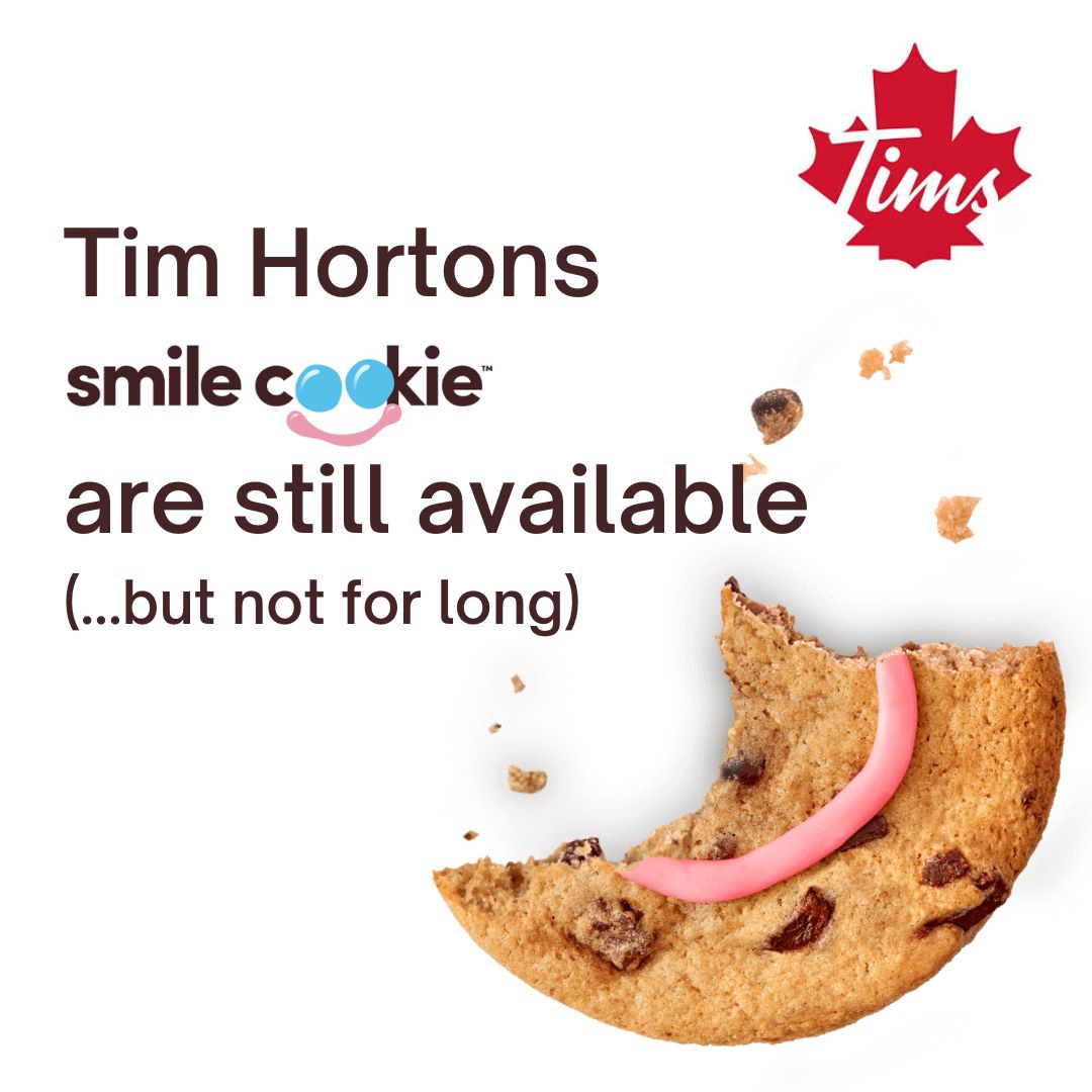 Tomorrow is the last day to get your #smilecookies from @TimHortons!
 
Get yours now to support @HFShare and @Food4KidsHamOnt!
 
Don’t miss it! 😄🍪

#smilecookie #everysmilecounts #TimetoSmile #FeedtheHammer #MakeADifference