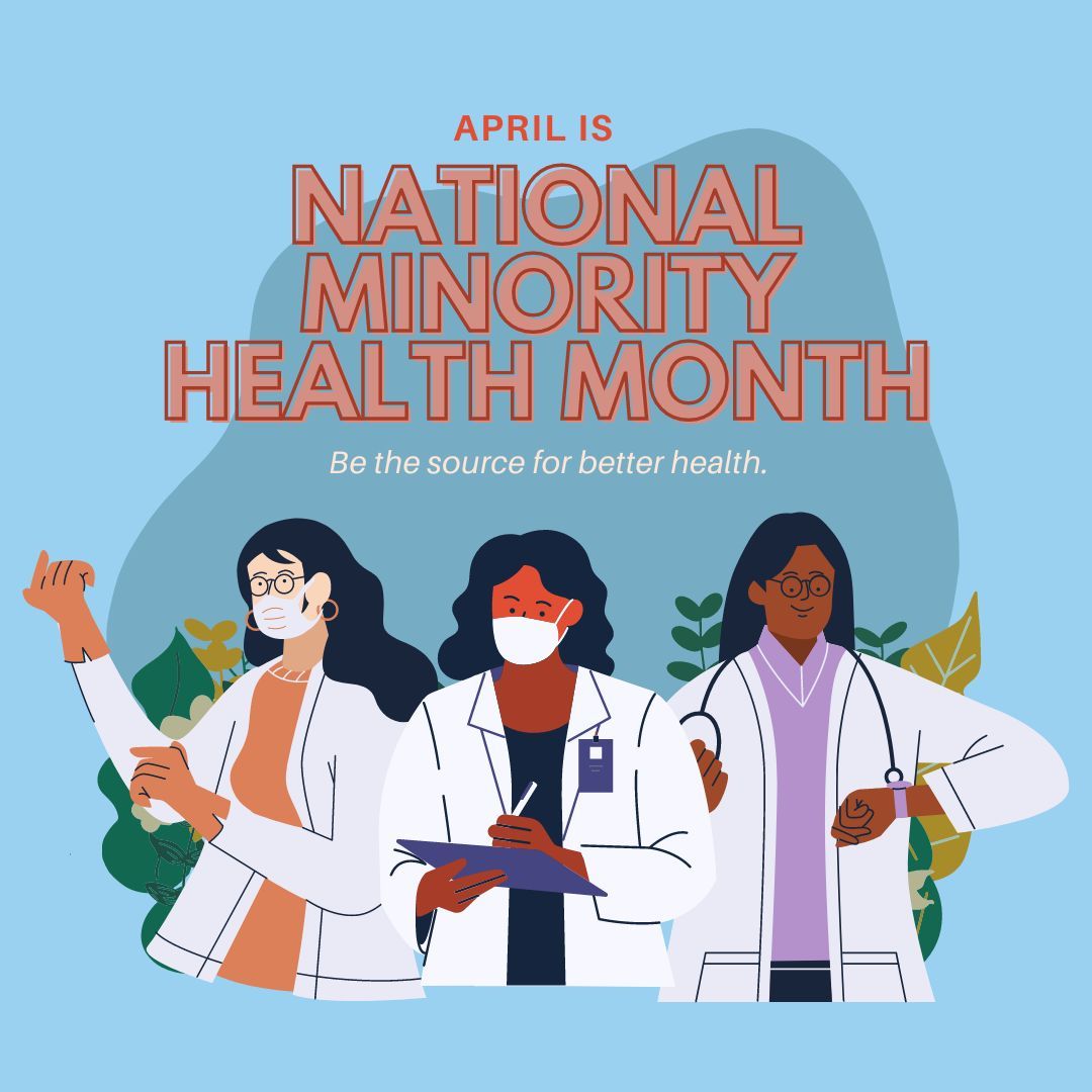 Everyone deserves access to quality, affordable health care. This month and always, we must work to improve the health of racial and ethnic minority communities and reduce health disparities.