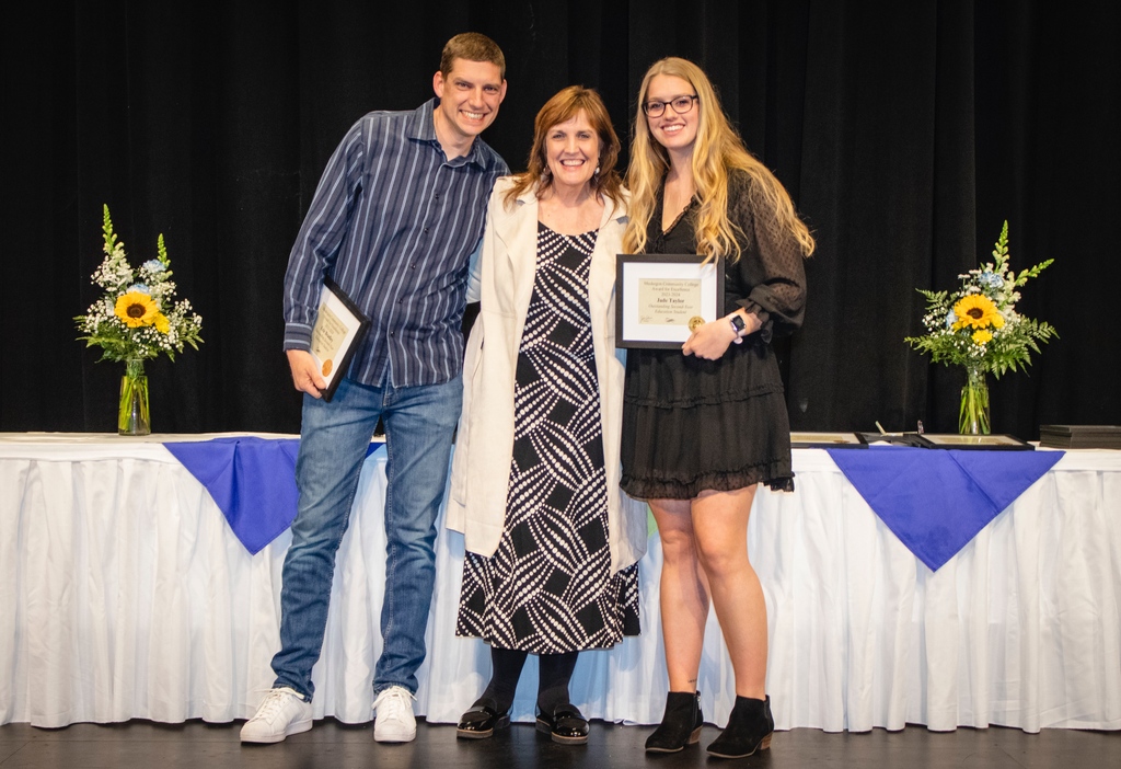 We recently celebrated the academic accomplishments of nearly 50 students at our annual Awards for Excellence Ceremony. View the full list of students and photo gallery: muskegoncc.edu/news-and-event…