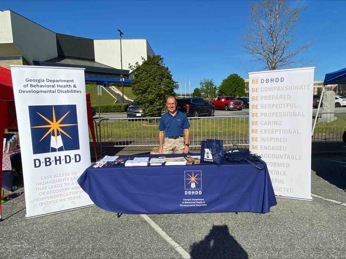 Tim Hester from Region 4 attended the Autism Awareness Walk in Albany, Georgia this past weekend! We appreciate you and your hard work Tim! Thanks for getting in the community and sharing more information about DBHDD’s services! #BeDBHDD