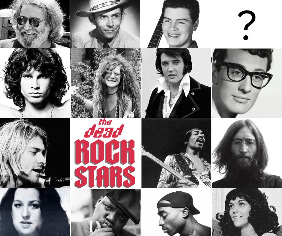Who is your favorite?
deadrockstarsbook.com
#deadrockstarsbook