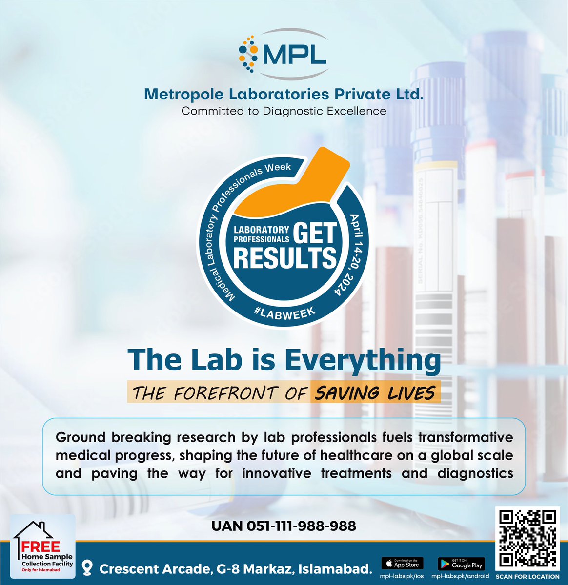 MPL_Labs's tweet photo. Happy Medical Laboratory Professional Week! 🎉👨‍⚕️

#MedicalLaboratoryProfessionalWeek #LabWeek #HealthcareHeroes #mpllabs https://t.co/AEEG0iu0sW