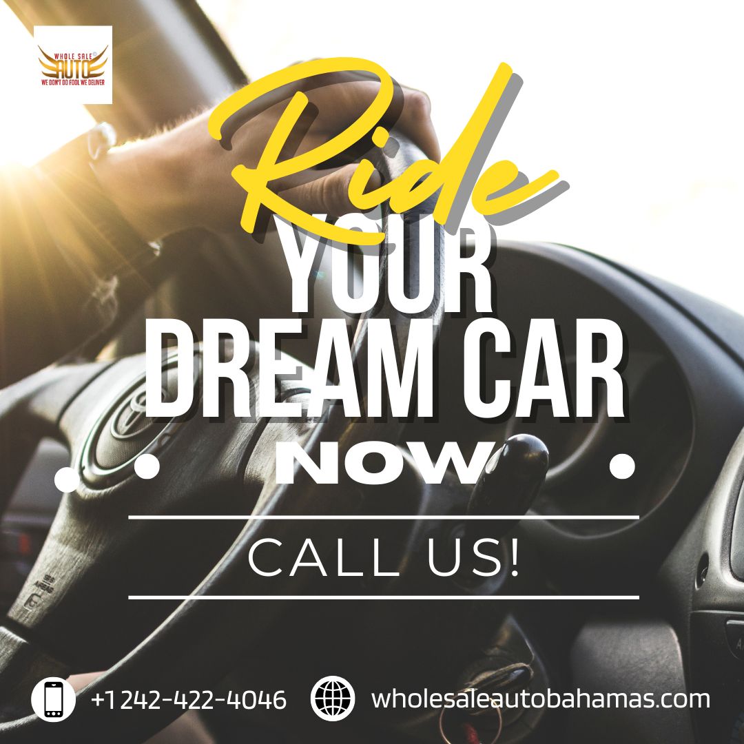 Ready to cruise in your dream car? 🚗 Let's make it happen! 

Don't hesitate, give us a call on WhatsApp at +242-422-4046 or +242-812-3607 📲 

Let's talk wheels! 🌟 
.
.
.
#WholeSaleAuto242 #WholeSaleAuto  #NassauBahamas #CarsForSaleInNassau  #DreamCar #LetsChat #CallNow